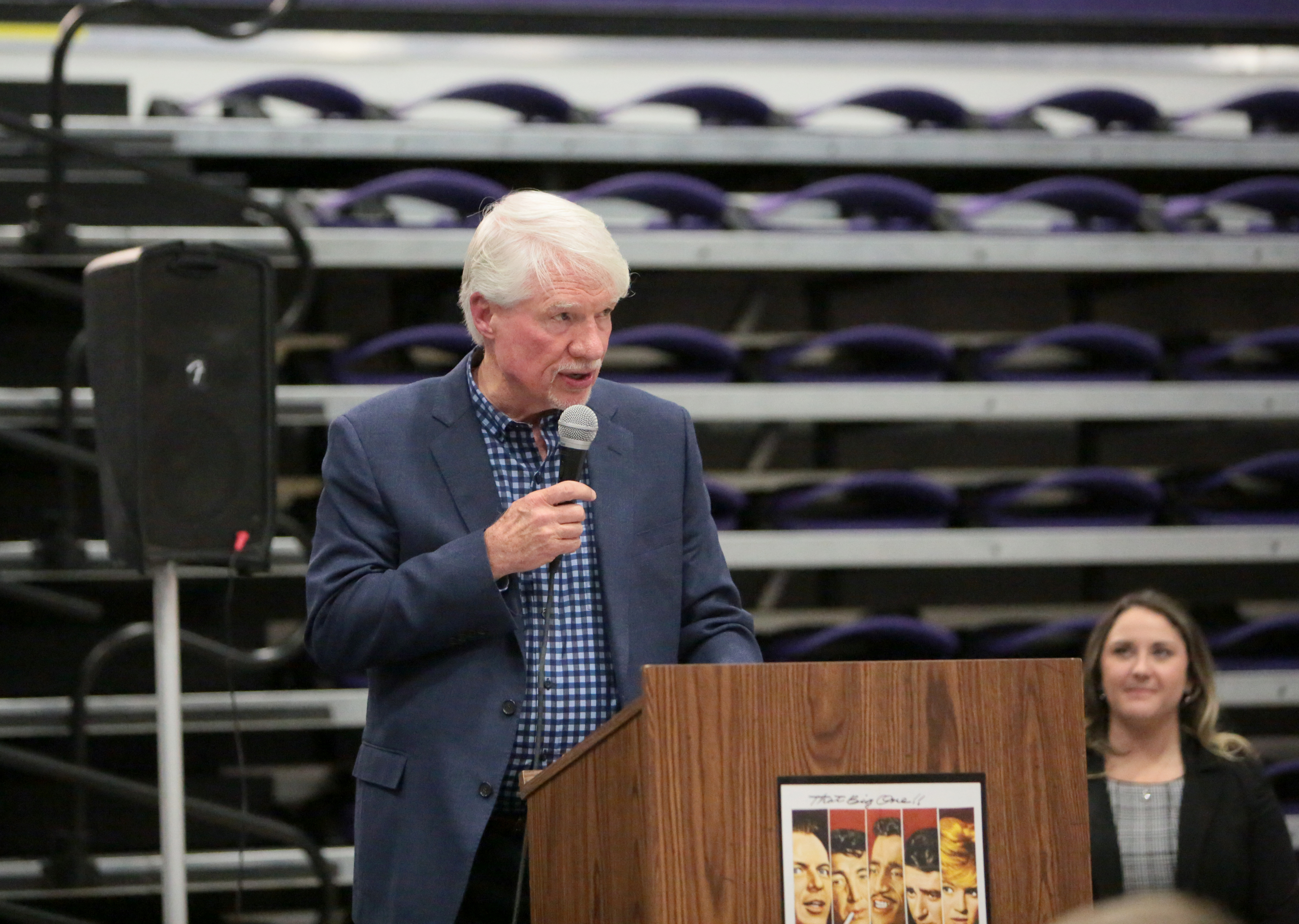 Greg Goff, major gifts chairman, speaks during the 2018 DC3 Foundation Gala Dinner and Auctino