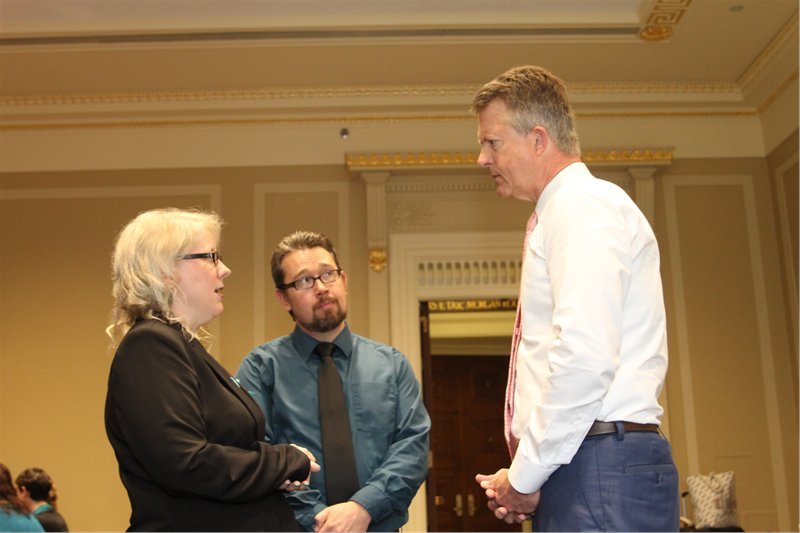 PCOS Advocates Sara & Justin Wilson meet with Kansas First District Congressman Roger Marshall in Washington, DC