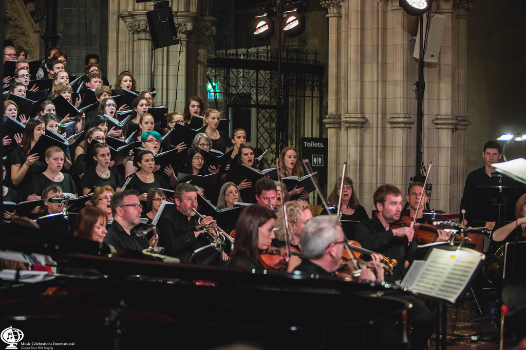 DC3 students perform at the Christ Church during the Dublin Music Festival